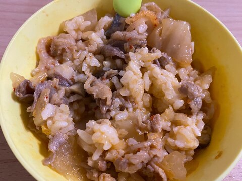 幼児食⭐お子様キムチビーフごはん